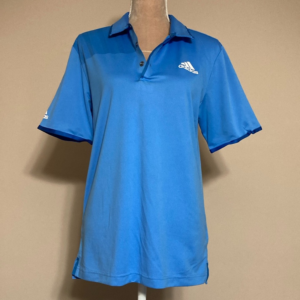 Adidas women’s polo top with climachill - size Large